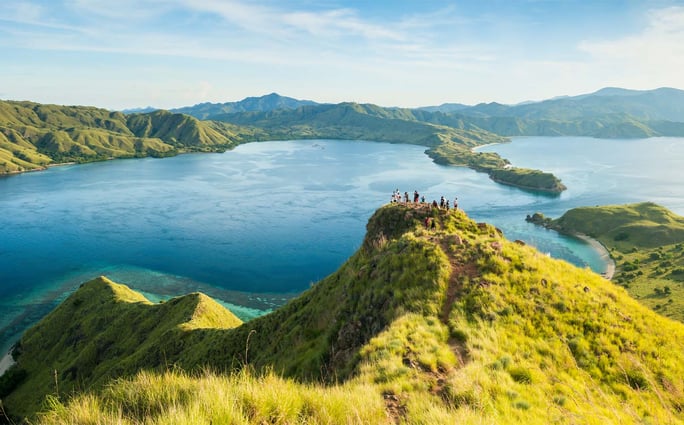 Beautiful flores indonesia view