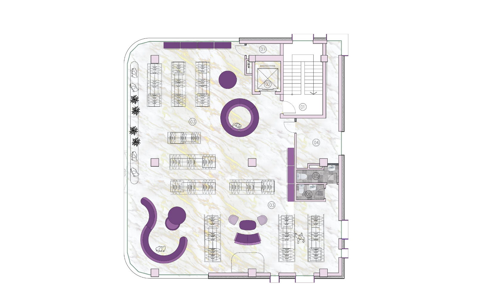 Oasis Galleria - Layout F3
