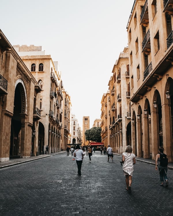 downtown beirut, lebanon