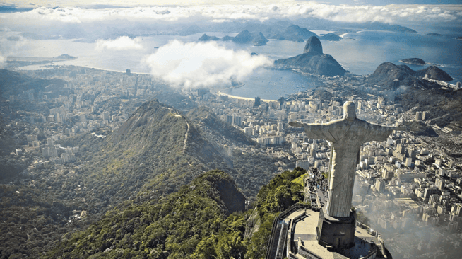 Rio De Janeiro overlook beautiful